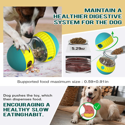 Juguete interactivo para perros con dispensador de comida