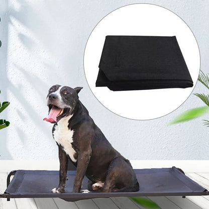 Alfombra lavable para cachorros de interior y exterior duradera, tela de malla para el hogar, funda de repuesto para cama de perro, cojín para cuna de mascota, refrigeración portátil elevada