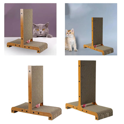 Serenable Tablero en Forma de L para Gatos