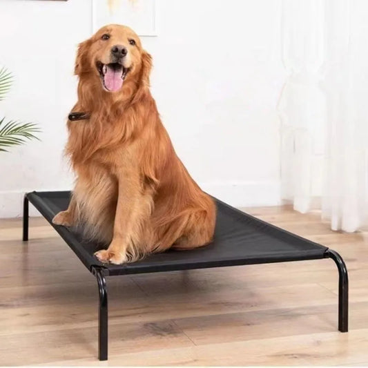 Cama elevada para mascotas, cama elevada multifunción desmontable para perros, tela de malla transpirable, cama lavable para acampar al aire libre para perros y gatos