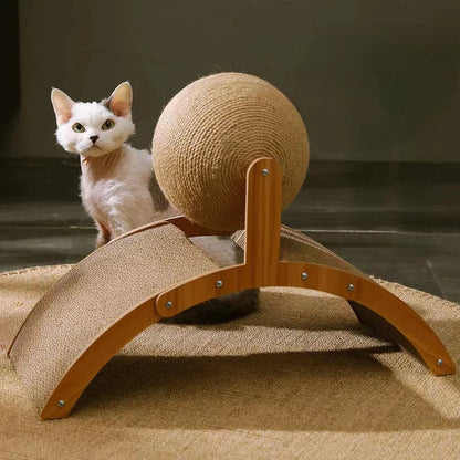 Tablero de madera para agarrar gatos