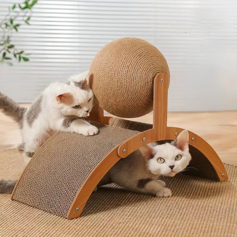 Tablero de madera para agarrar gatos