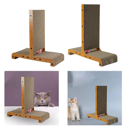 Serenable Tablero en Forma de L para Gatos